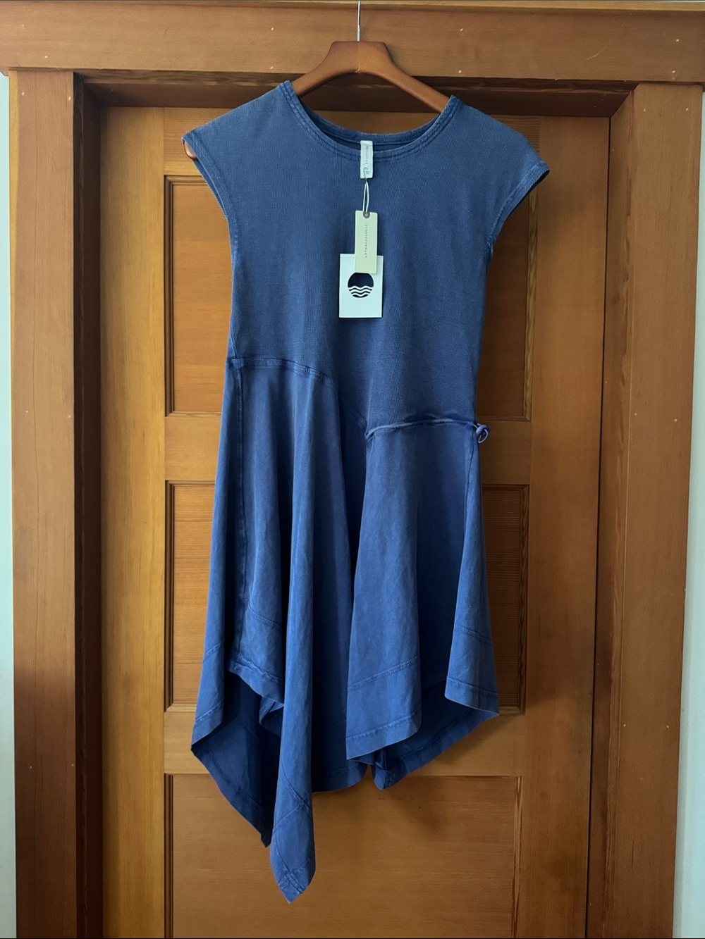 Anthropologie Daily Practice short Sleeve Asymmetrical Midi Dress, NWT, S